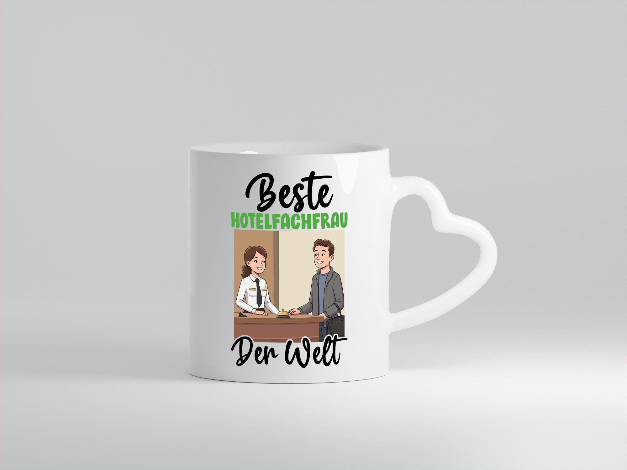 Beste Hotelfachfrau | Hotel v2 lustiger Spruch Geschenk Humor Geschenkidee Tasse