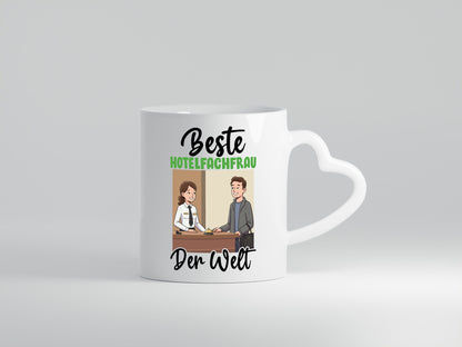 Beste Hotelfachfrau | Hotel v2 lustiger Spruch Geschenk Humor Geschenkidee Tasse