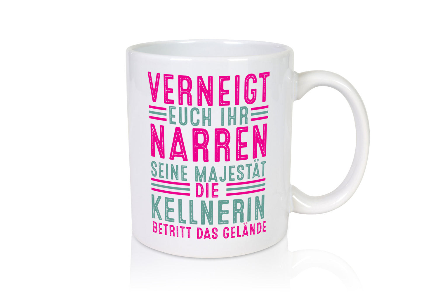 Verneigt euch: Kellnerin | Beruf Kellnern Bedienung Geschenkidee Arbeit