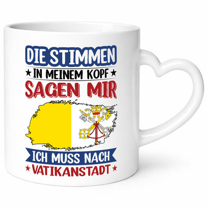 Vatikanstadt | Urlaub Stimmen in meinem Kopf Traumland Geschenk Humor