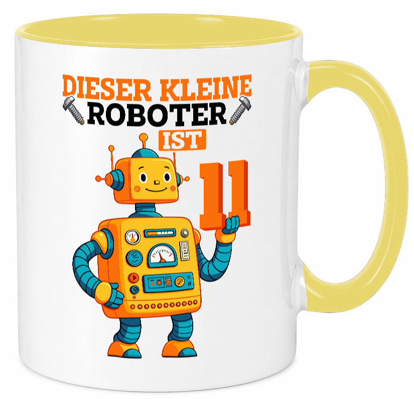 11. Geburtstag | 11 Jahre Roboter Junge Geschenk Geschenkidee lustiger Spruch Tasse