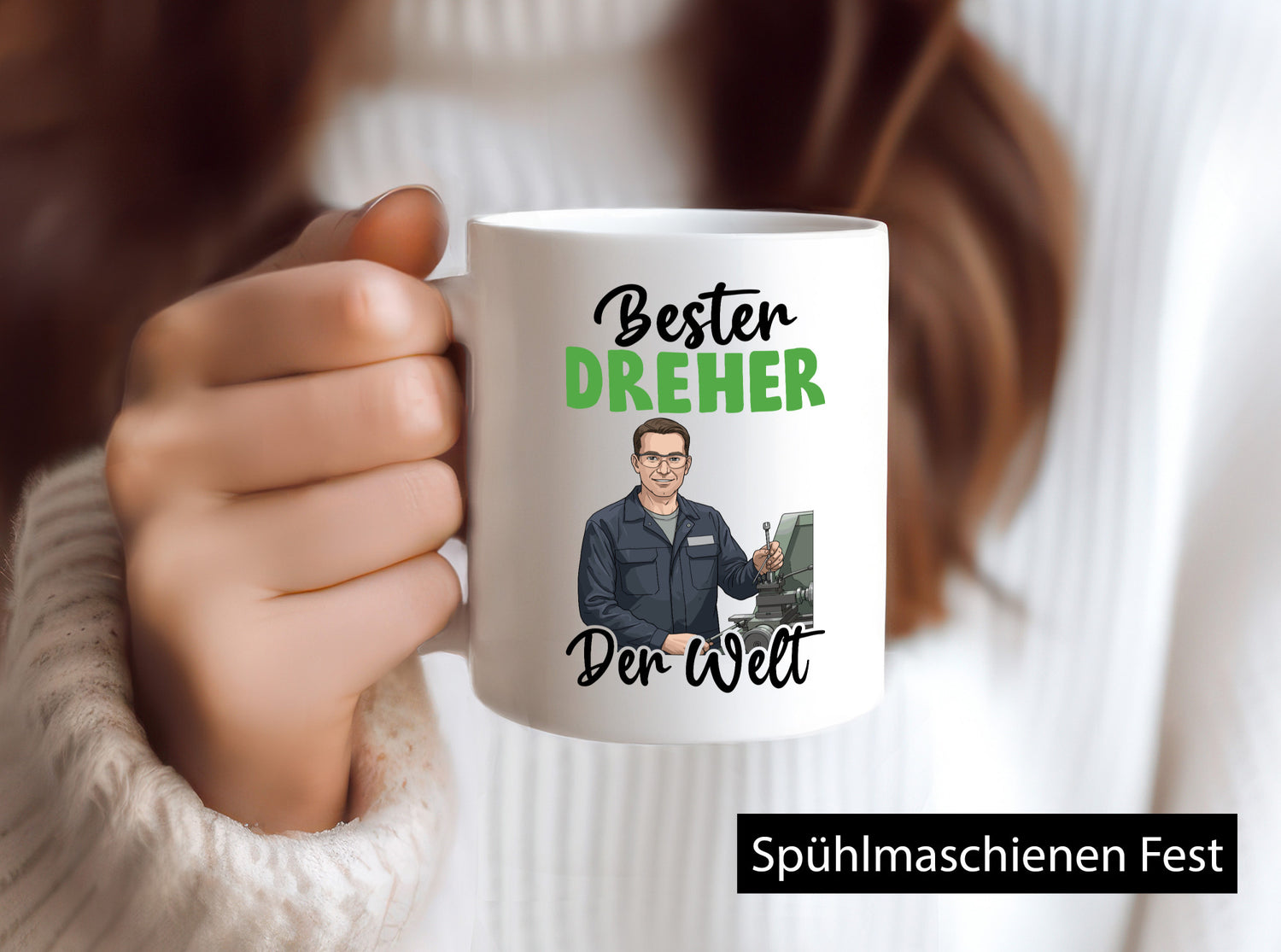 Bester Dreher | Fräser v2 lustig Humor Geschenkidee Geschenk Tasse