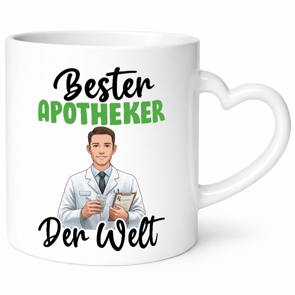 Bester Apotheker | Apotheke Pharmazie v2 Humor Geschenkidee Tasse