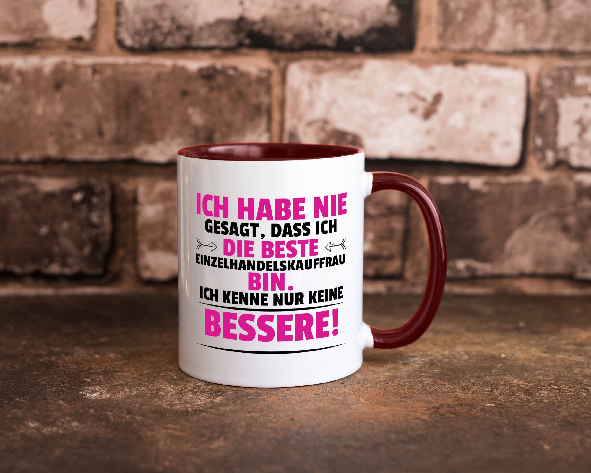 Die Beste Einzelhandelskauffrau | Einzelhandel Geschenkidee Humor Tasse