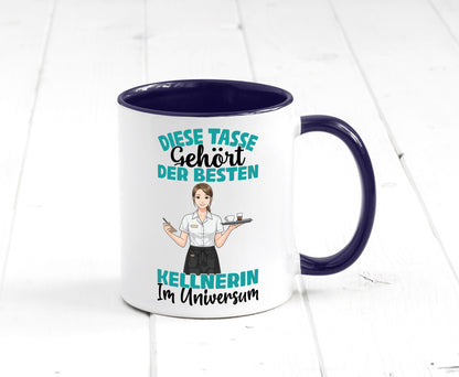 Im Universum: Kellnerin | Beruf kellnern Bedienung Geschenkidee Arbeit Kollegen