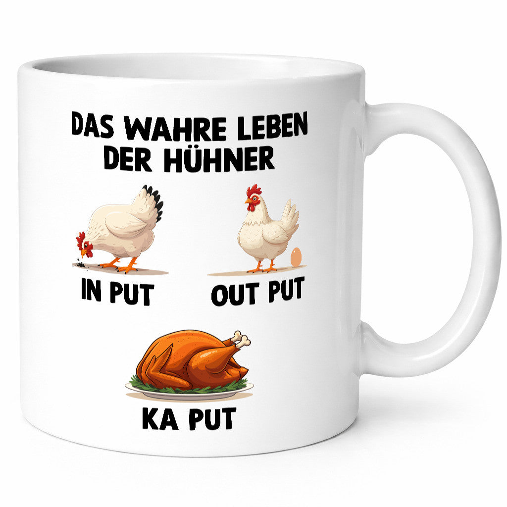 Das wahre leben der Hühner | Hühnerstall lustig Humor Geschenkidee Geschenk
