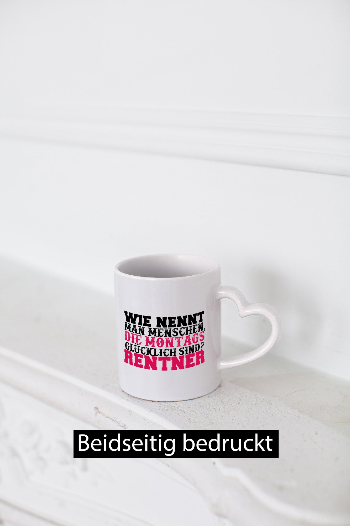 Glücklicher Rentner lustig Ruhestand Jubiläum Geschenk Tasse