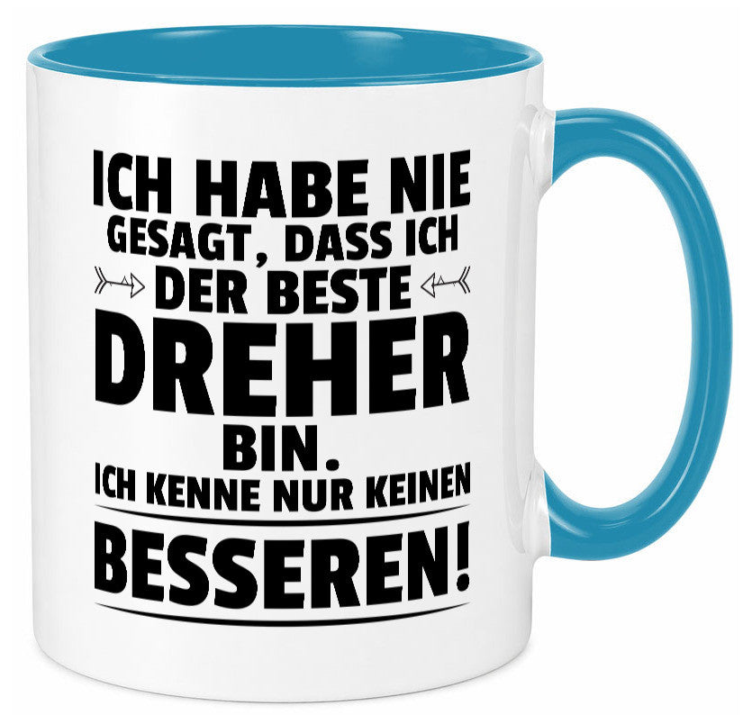 Der Beste Dreher | Fräser lustiger Spruch Geschenk Humor Geschenkidee Tasse