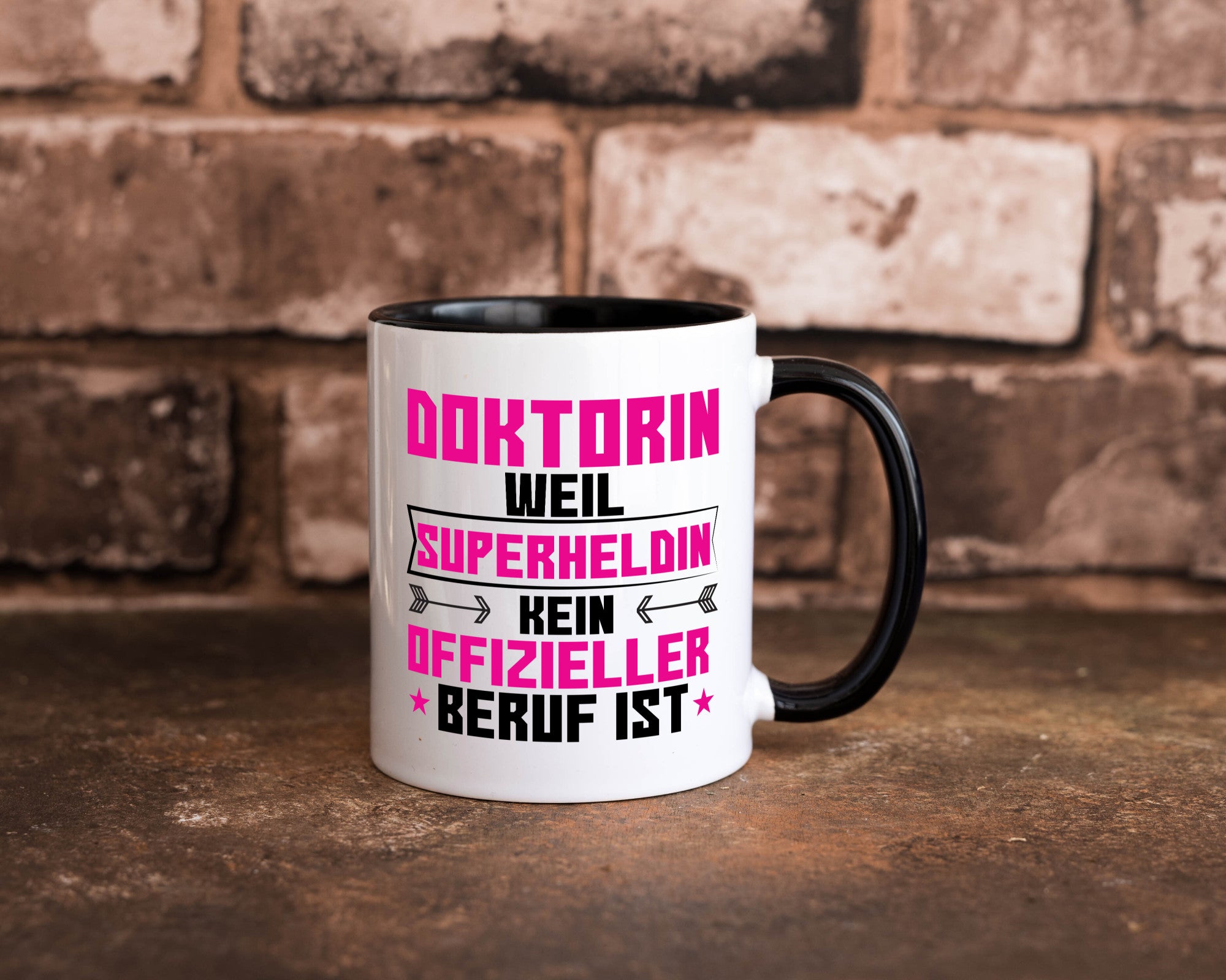 Superheldin Doktorin | Doktorand Doktortitel Geschenkidee Humor Tasse