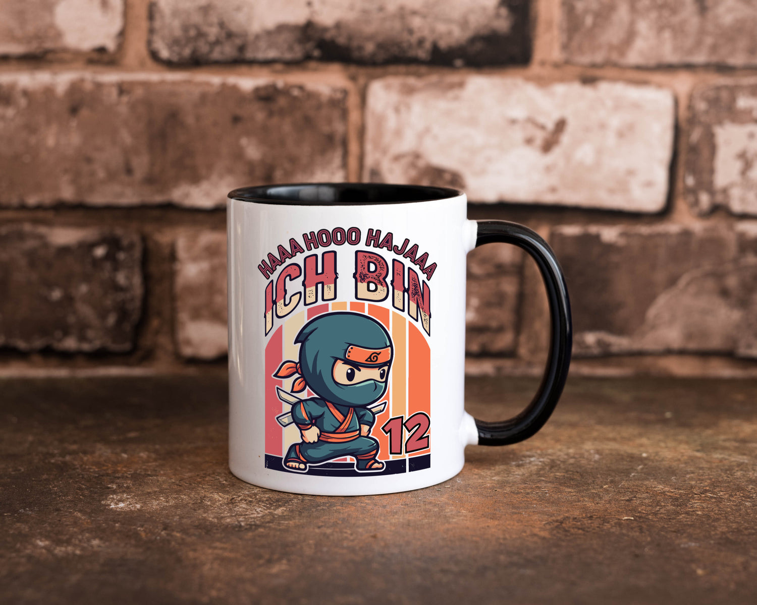 12. Geburtstag | Ninja Junge 12 Jahre Humor Geschenkidee Tasse