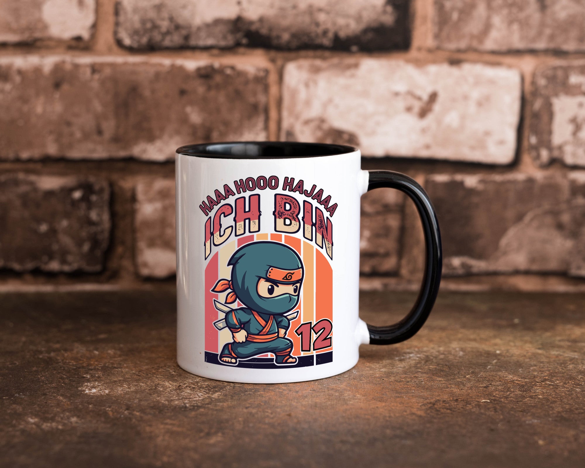 12. Geburtstag | Ninja Junge 12 Jahre Humor Geschenkidee Tasse