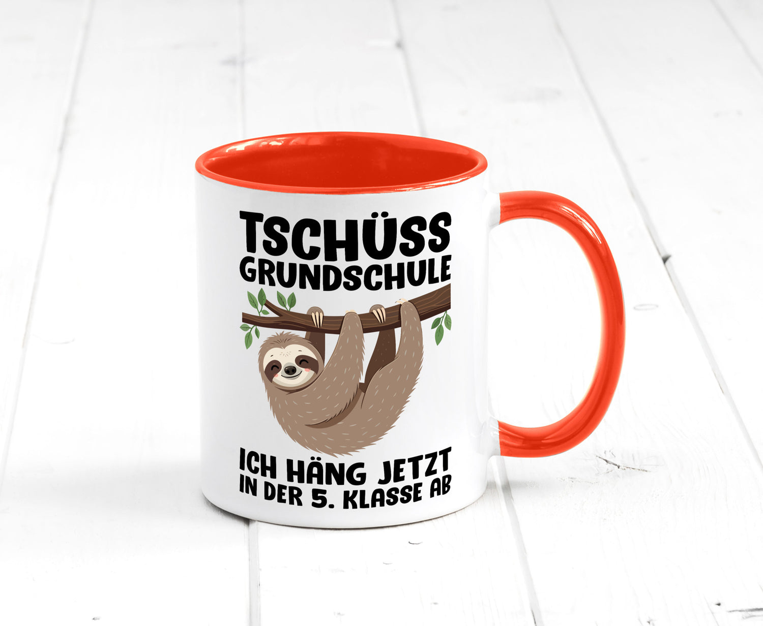 Tschüss Grundschule ich häng jetzt in der 5. Klasse ab Humor Geschenkidee Tasse