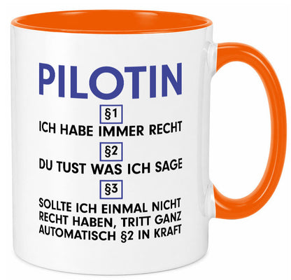 Ich habe immer Recht Pilotin | Definition Piloten v2 lustiger Spruch Geschenk