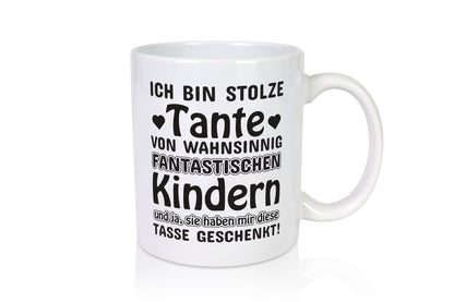 Stolze Tante | Spruch Tasse lustig Neffe Nichte lustiger Geschenk Humor