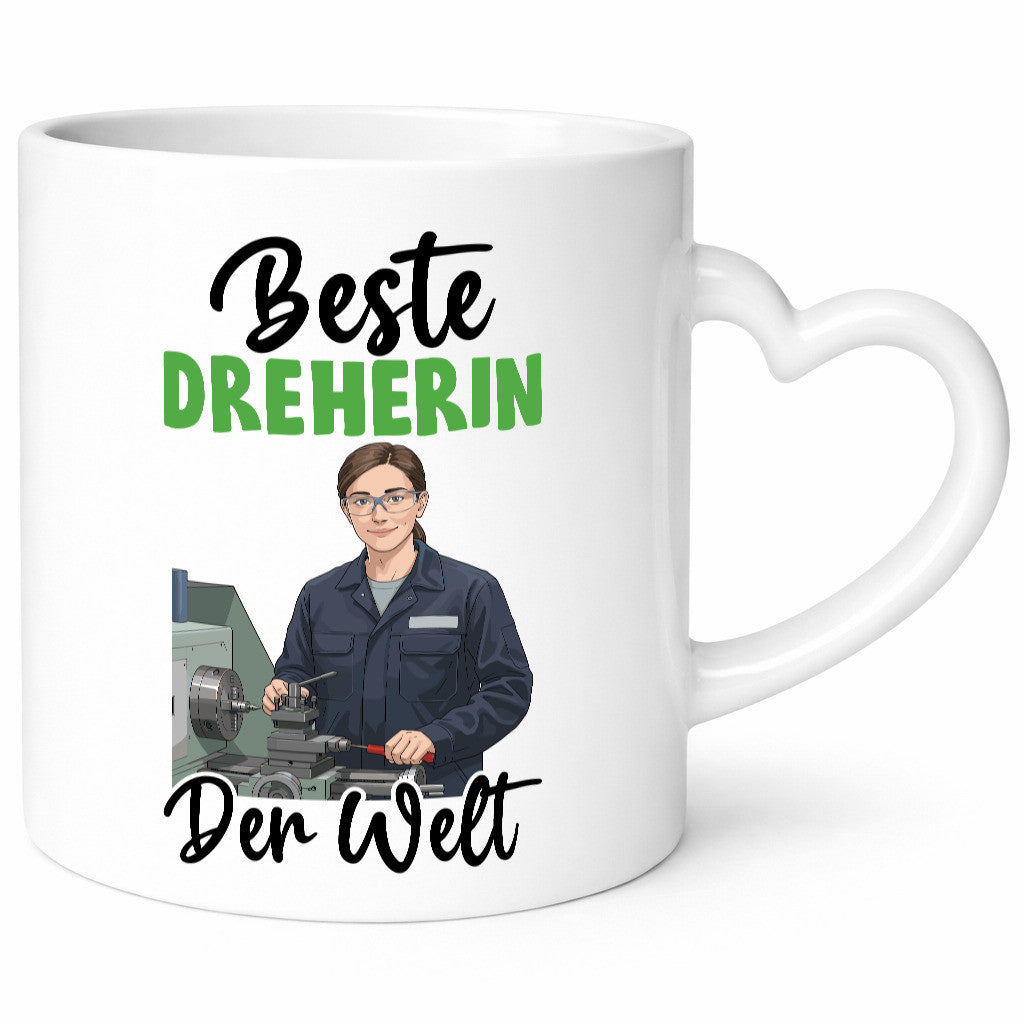 Beste Dreherin | Fräser Dreher Geschenkidee Humor Tasse