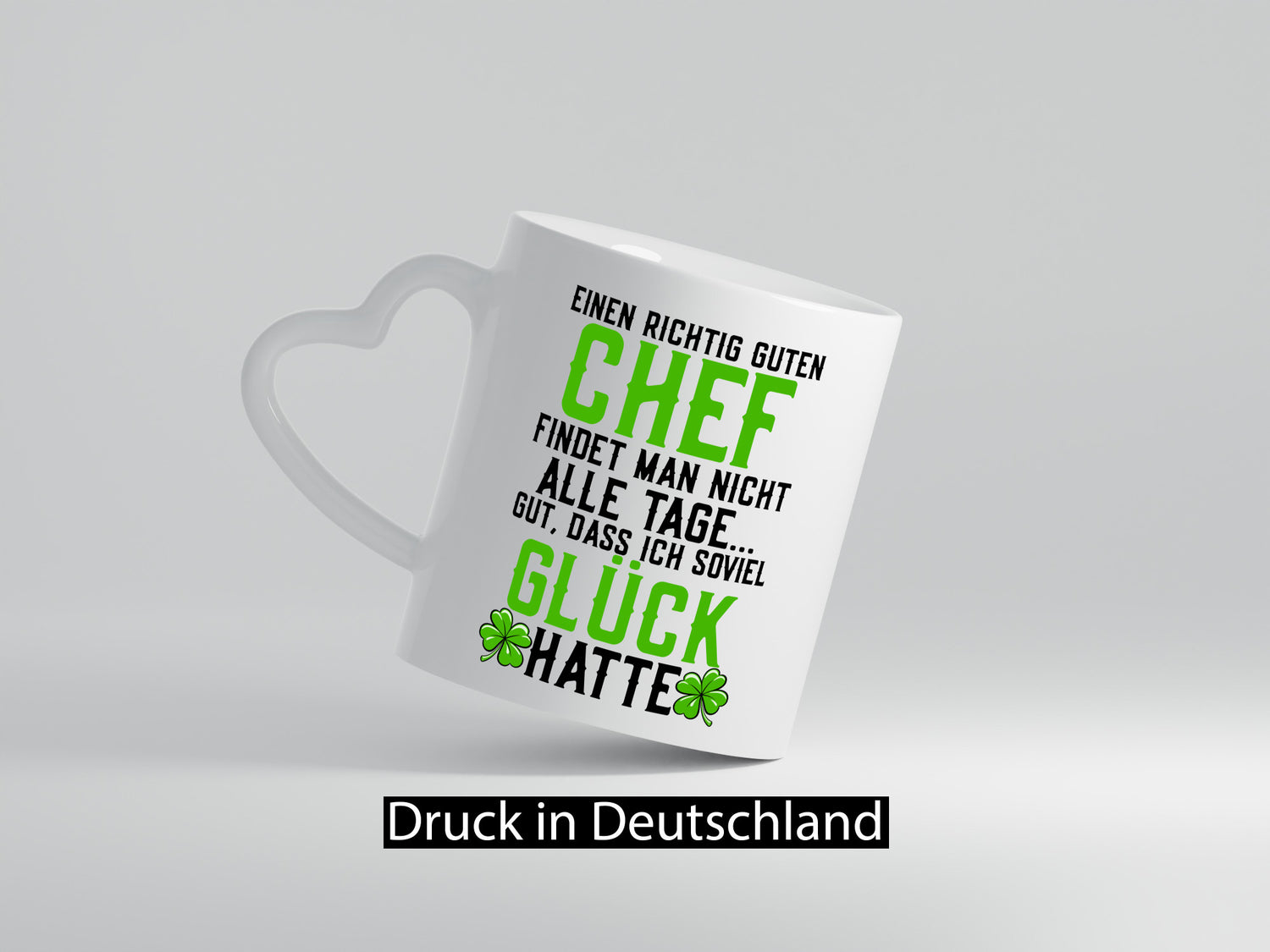 Richtig guter Chef | Dankeschön Arbeit Kleeblatt Geschenkidee Kollegen Büro