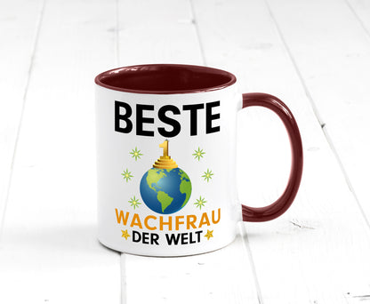 Welt Beste Wachfrau | Wachpersonal Nachtwächter Geschenk Humor Geschenkidee