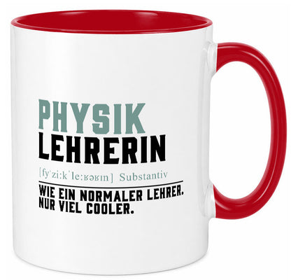 Physiklehrerin | Lehrerin Unterricht Lieblingslehrerin Geschenk Humor Tasse
