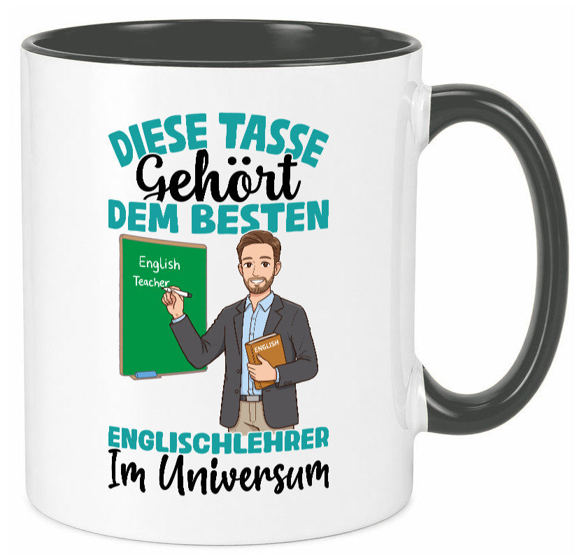 Im Universum: Englischlehrer | Schule Englisch lustiger Spruch Geschenk Humor Tasse
