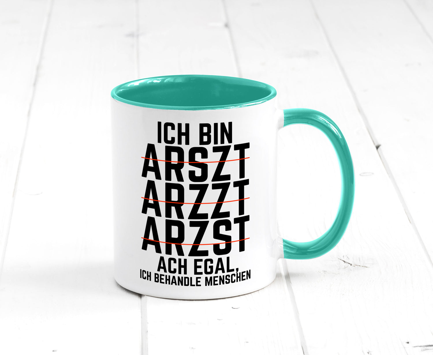 Ich bin Arzt | Rechtschreibung Klinik lustiger Spruch lustig Humor Geschenkidee