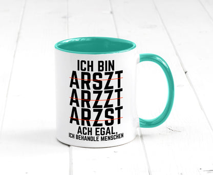 Ich bin Arzt | Rechtschreibung Klinik lustiger Spruch lustig Humor Geschenkidee