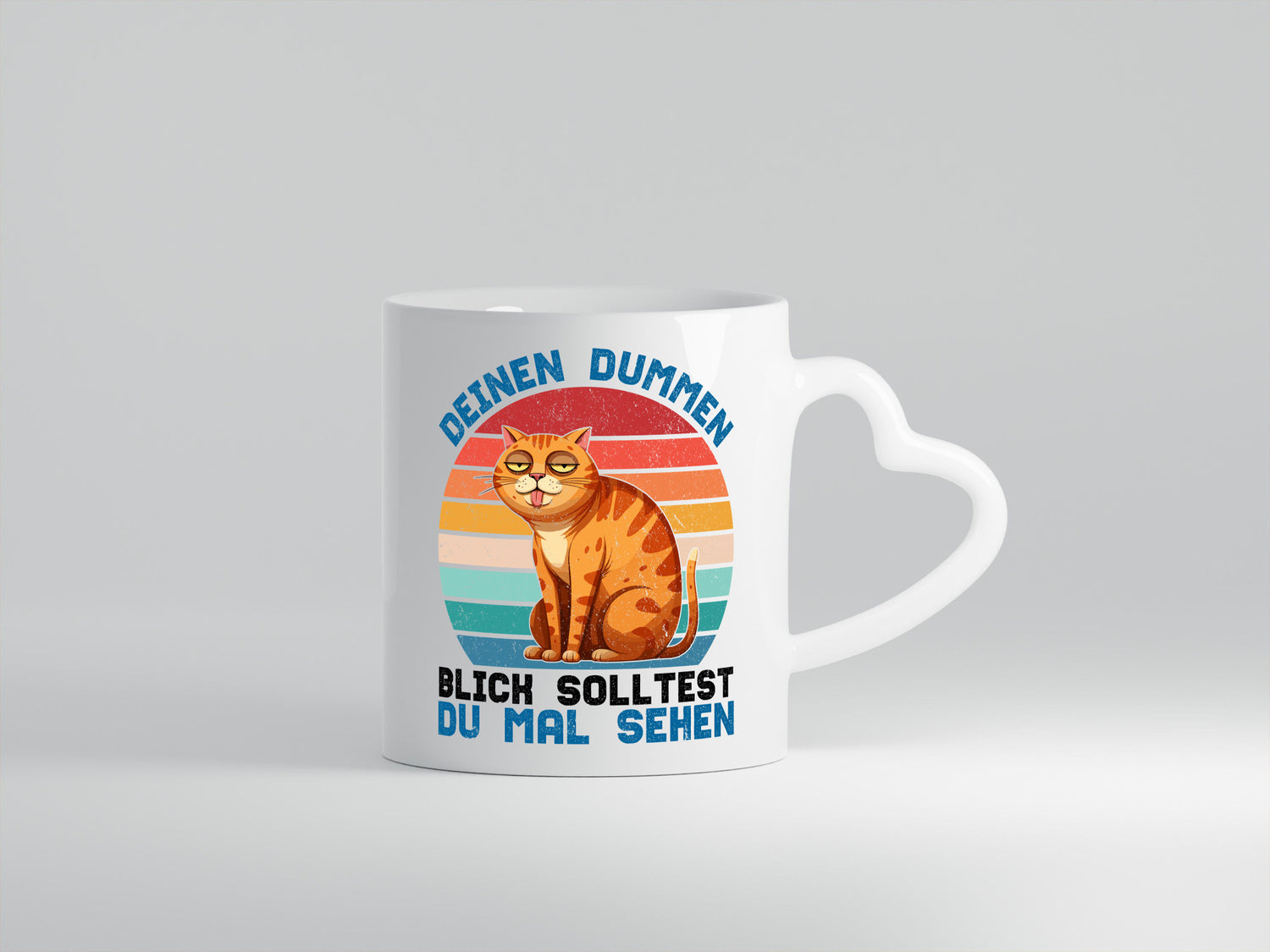 Deinen dummen Blick solltest du mal sehen | Katze Geschenkidee Tierliebhaber