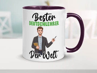 Bester Deutschlehrer | Lehrer Schule v2 lustiger Spruch Geschenk Humor