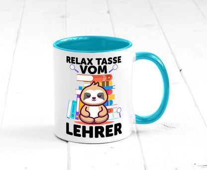 Relax Tasse: Lehrer | Schule Beruf Schüler lustiger Spruch Geschenk Arbeit