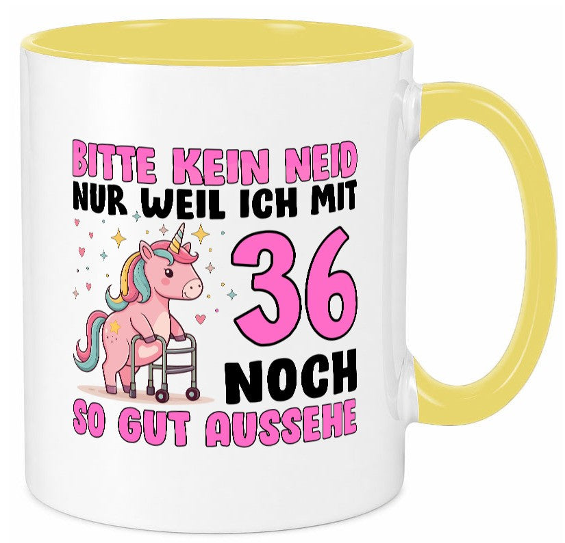 36. Geburtstag | 36 Jahre Mit noch so gut aussehen v2 Geschenkidee Humor Tasse