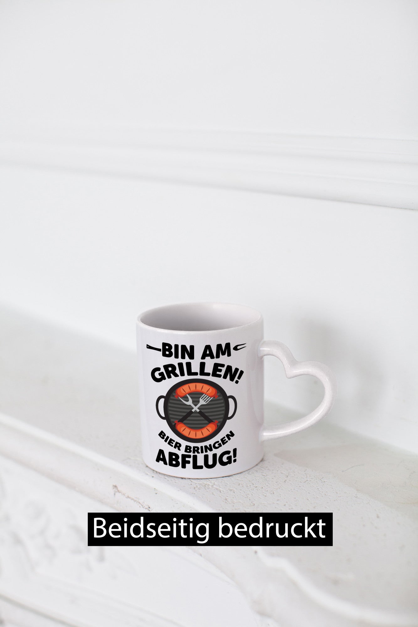 Bin am Grillen! Bier bringen und abflug | Grillmeister lustiger Spruch Geschenk