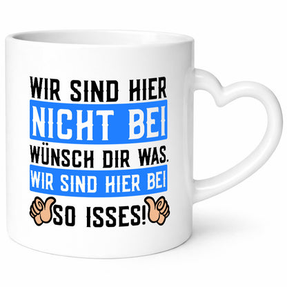Sind hier nicht bei Wünsch dir was | Spruch Daumen hoch lustig Humor