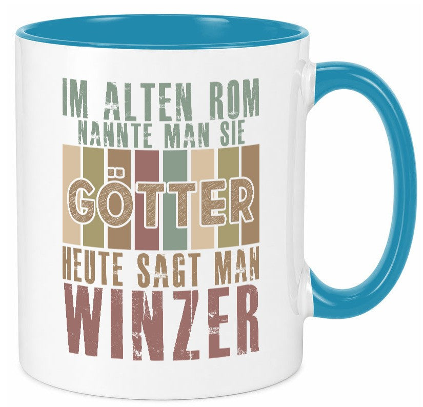 Heute sagt man: Winzer | Weinbauer Wein lustiger Spruch Geschenk Humor Tasse