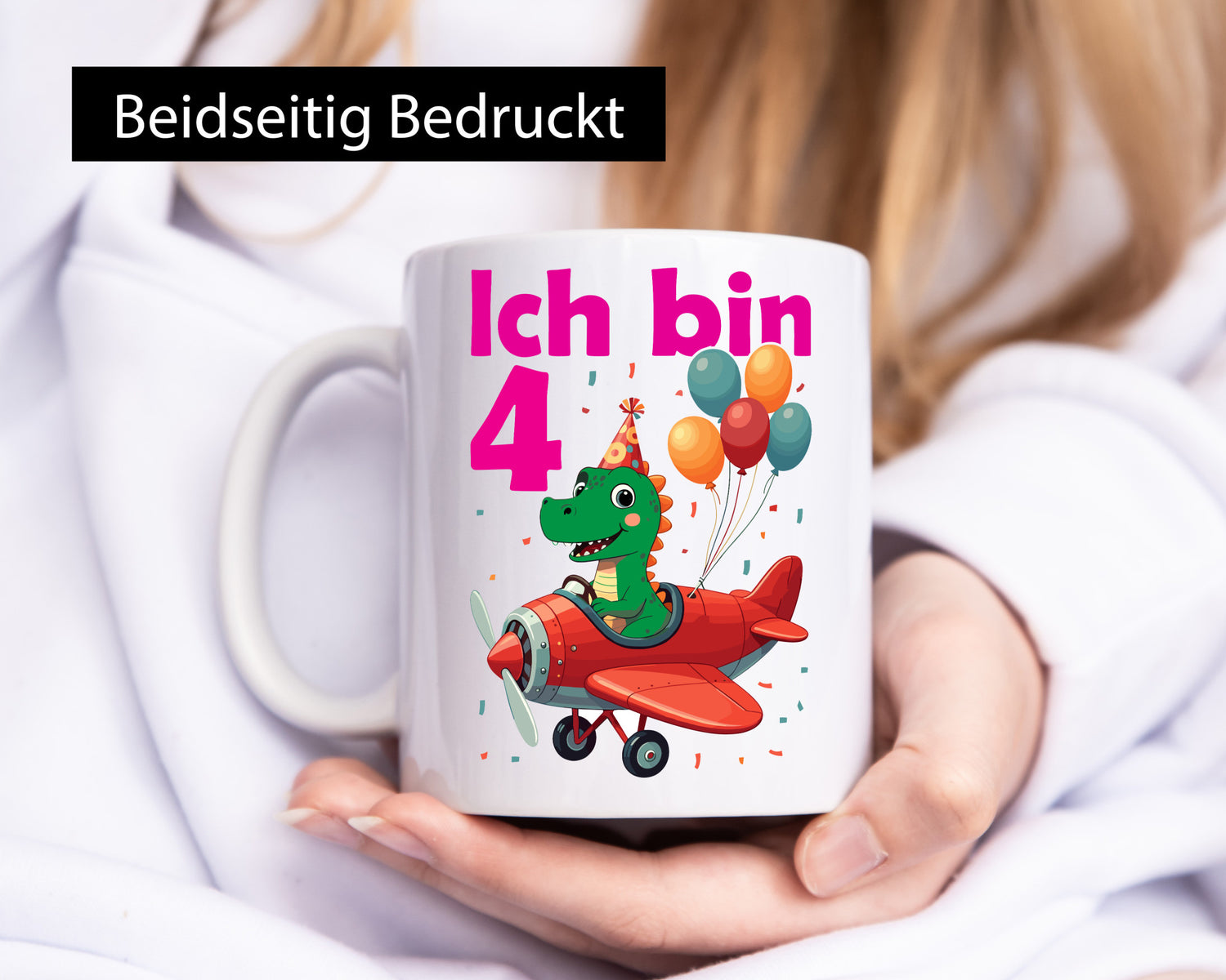 4. Geburtstag | 4 Jahre Drache Flugzeug lustiger Spruch Geschenk Geschenkidee