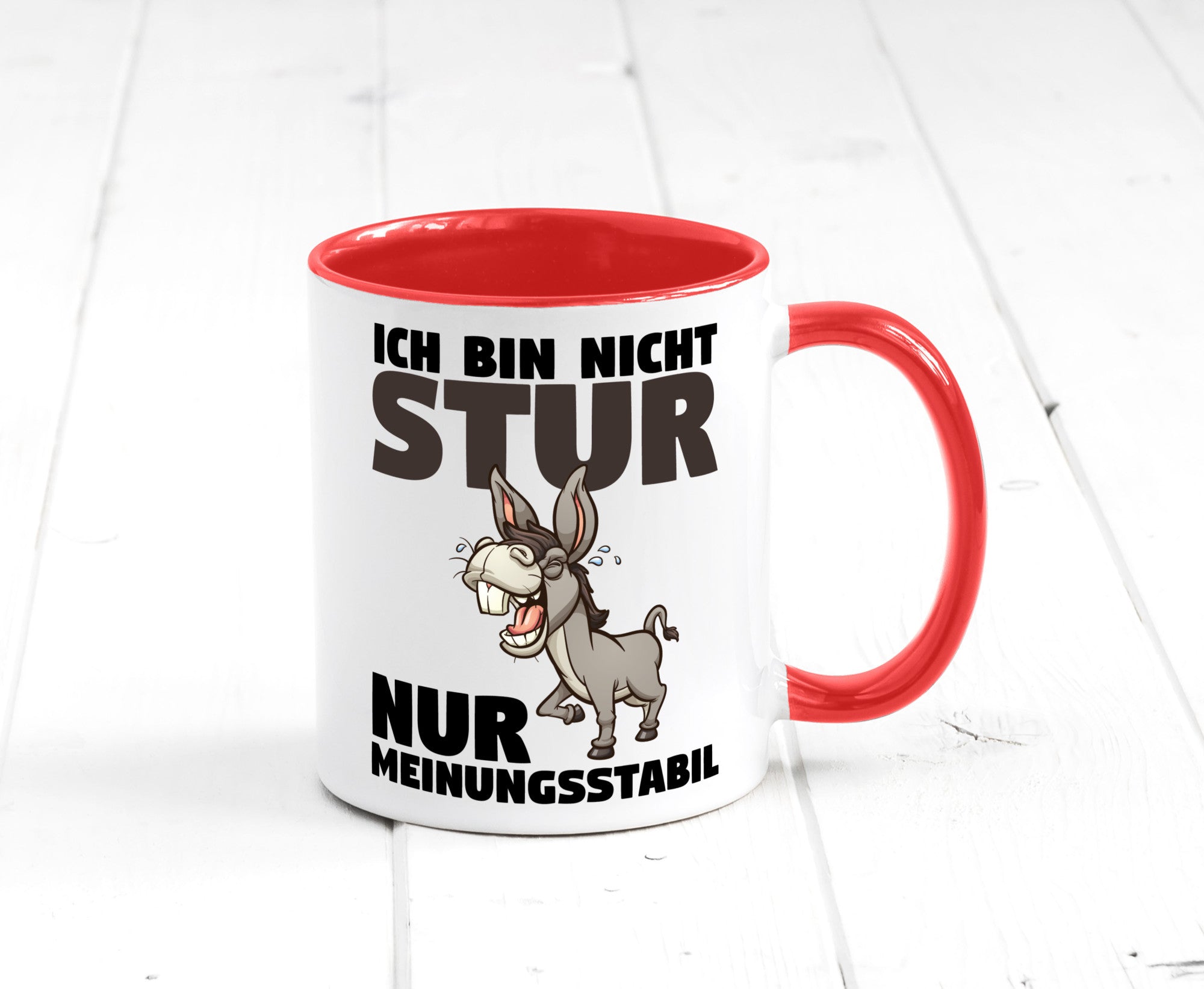 Sturer Esel | Sturkopf Tasse Dickkopf Spruch Humor lustiger Geschenk