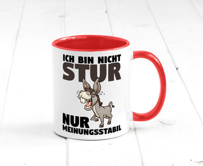 Sturer Esel | Sturkopf Tasse Dickkopf Spruch Humor lustiger Geschenk