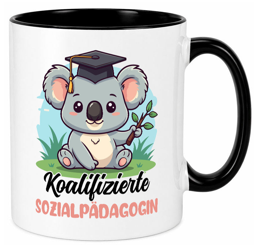 Koalifizierte Sozialpädagogin | Humor Pädagogin lustiger Spruch Geschenk Tasse