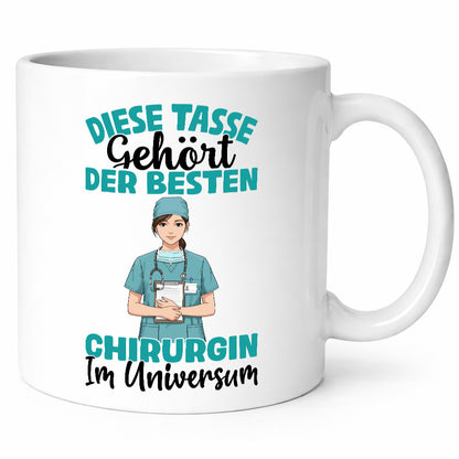 Im Universum: Chirurgin | Chirurgisches Krankenhaus lustiger Spruch Geschenk Humor