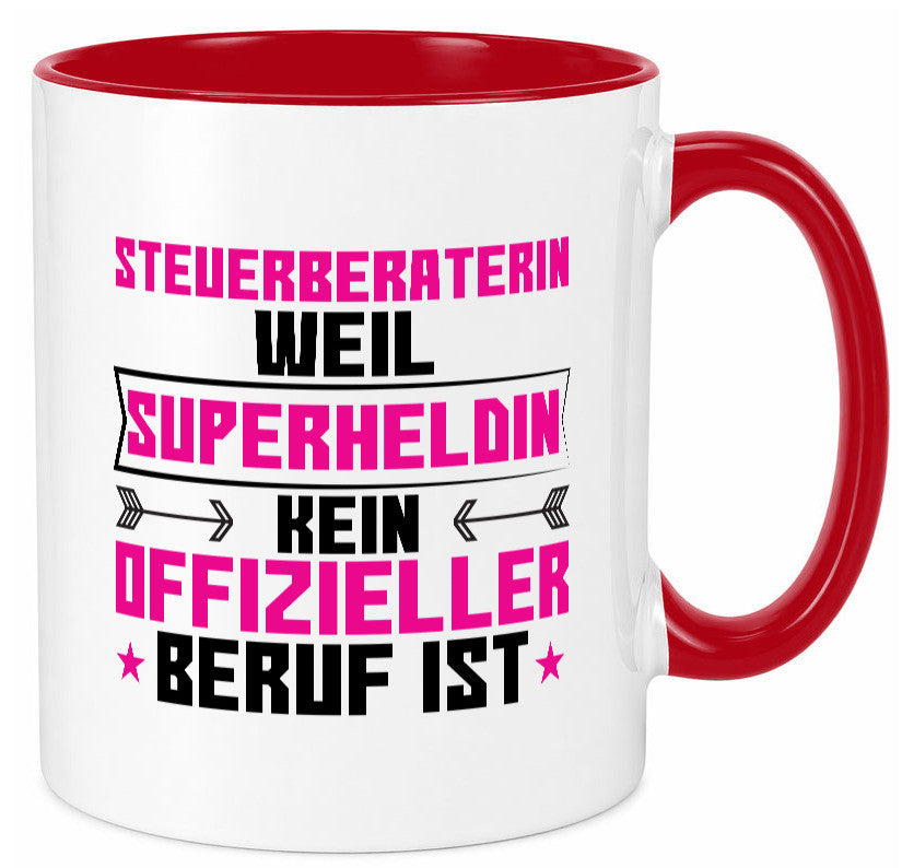 Superheldin Steuerberaterin | Steuer Beratung Humor Geschenkidee Tasse