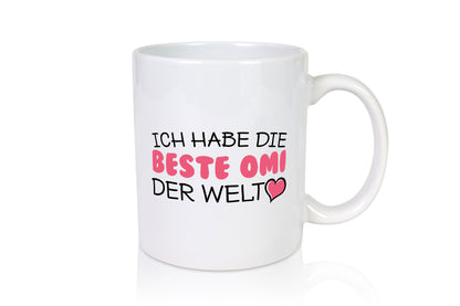 Beste Omi der Welt | Oma Tasse Geburtstag Muttertag lustig Familie Geschenkidee