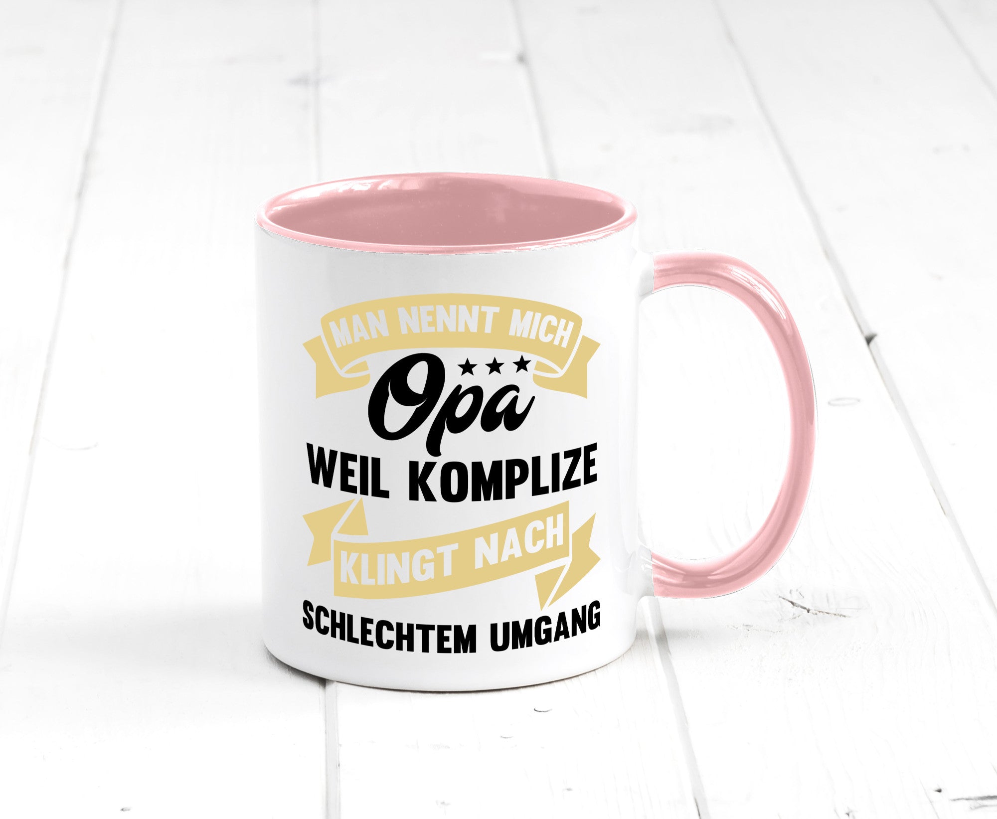 Man nennt mich Opa | Bester der Welt Humor Familie Geschenkidee Tasse