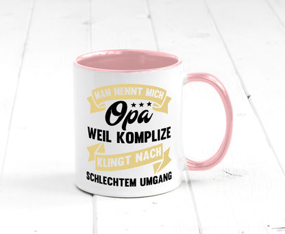 Man nennt mich Opa | Bester der Welt Humor Familie Geschenkidee Tasse