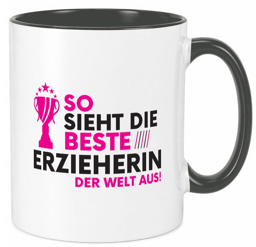 Die Weltbeste Erzieherin | Pädagogin Schule Geschenkidee Humor Tasse