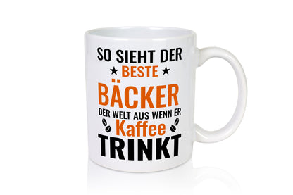 Kaffee trinkt: Bäcker | Bäckerei Backen Konditor Humor Geschenkidee Tasse