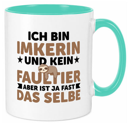 Ich bin kein Faultier: Imkerin | Imkerei v2 lustiger Spruch Geschenk