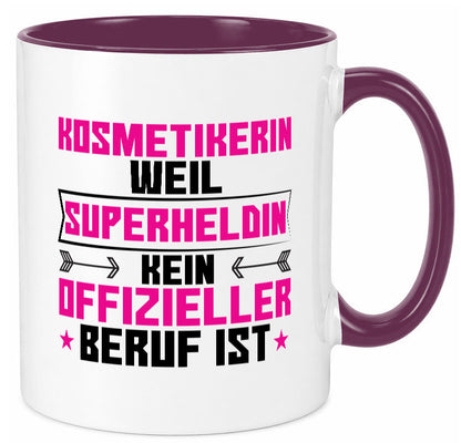 Superheldin Kosmetikerin | Kosmetik Stylistin Visagistin Geschenk Humor