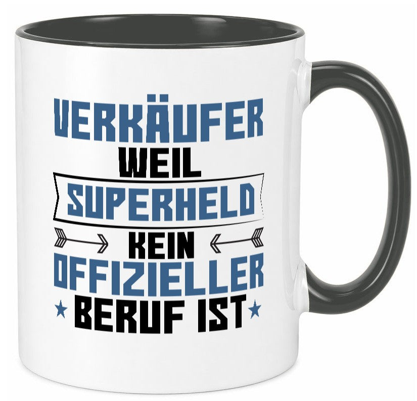 Superheld Verkäufer | Kollege Verkaufsjob Geschenkidee Arbeit Kollegen Büro Tasse