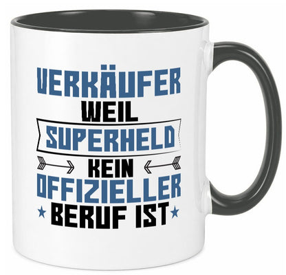 Superheld Verkäufer | Kollege Verkaufsjob Geschenkidee Arbeit Kollegen Büro Tasse