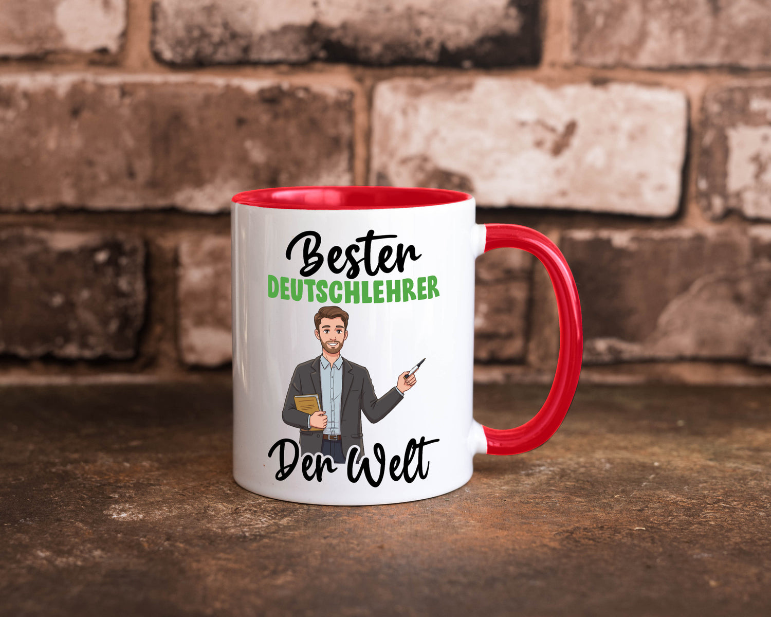 Bester Deutschlehrer | Lehrer Schule v2 lustiger Spruch Geschenk Humor