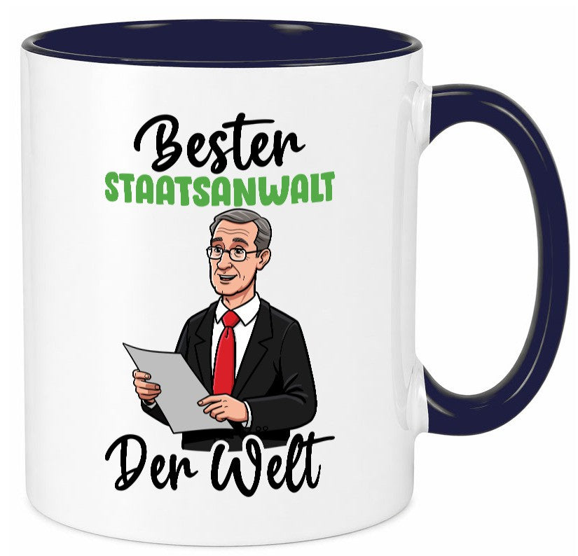 Bester Staatsanwalt | Anwalt Jurist v2 Geschenkidee Humor Tasse