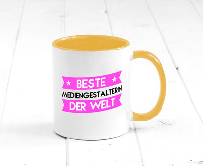 Beste Mediengestalterin | Medien lustiger Spruch Geschenk Humor Geschenkidee